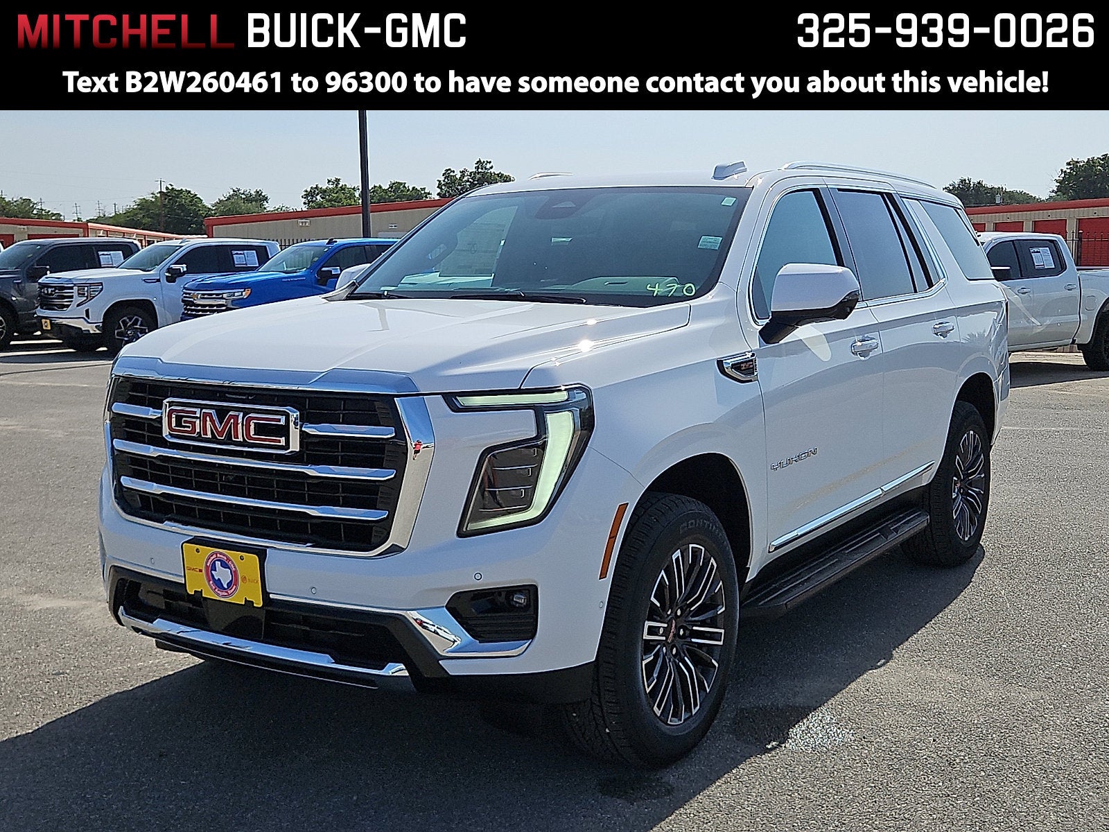 Summit White 2026 GMC Yukon SUV / Crossover 4X2 Automatic