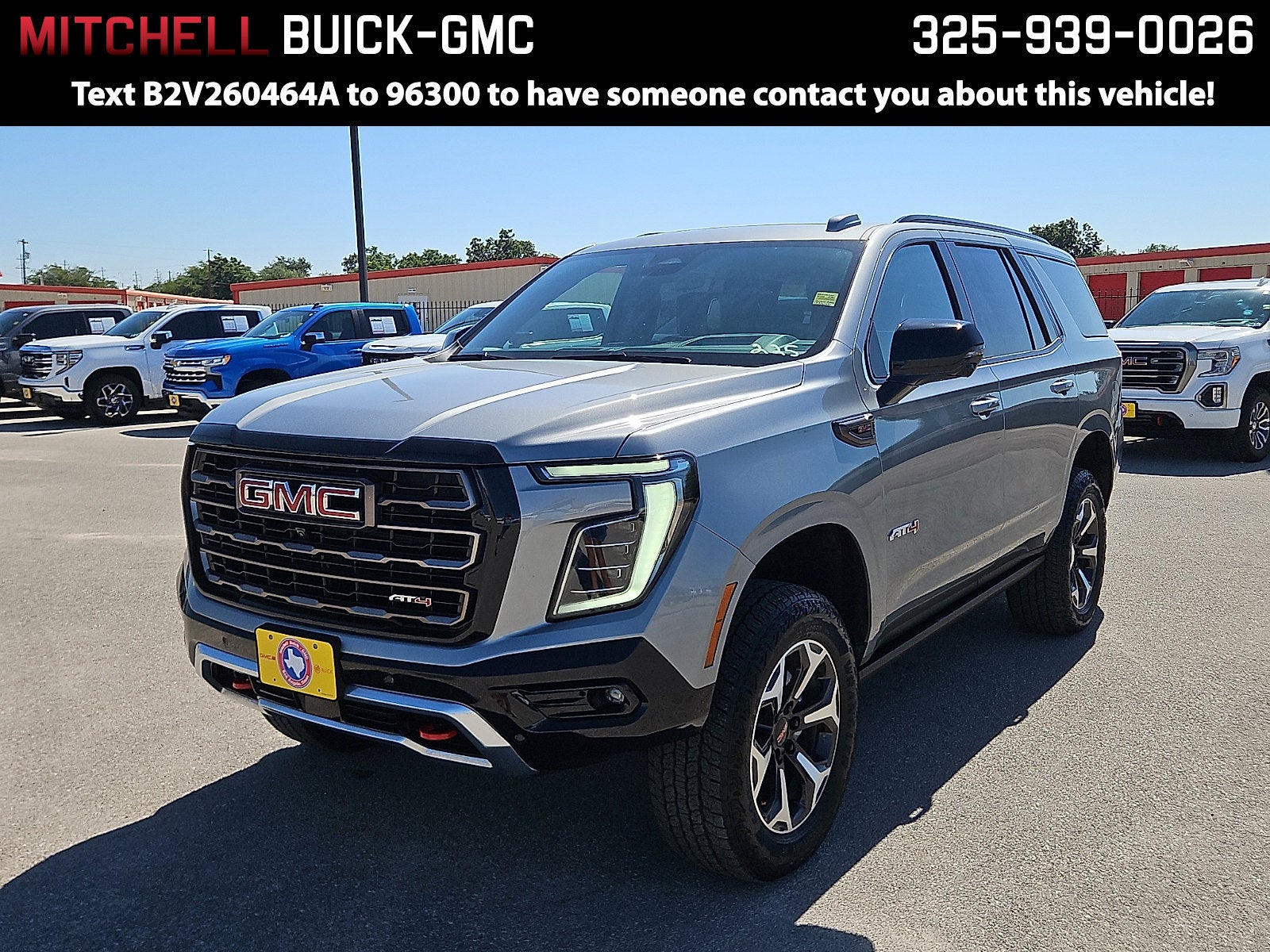 Sterling Metallic 2026 GMC Yukon SUV / Crossover Four-Wheel Drive Automatic