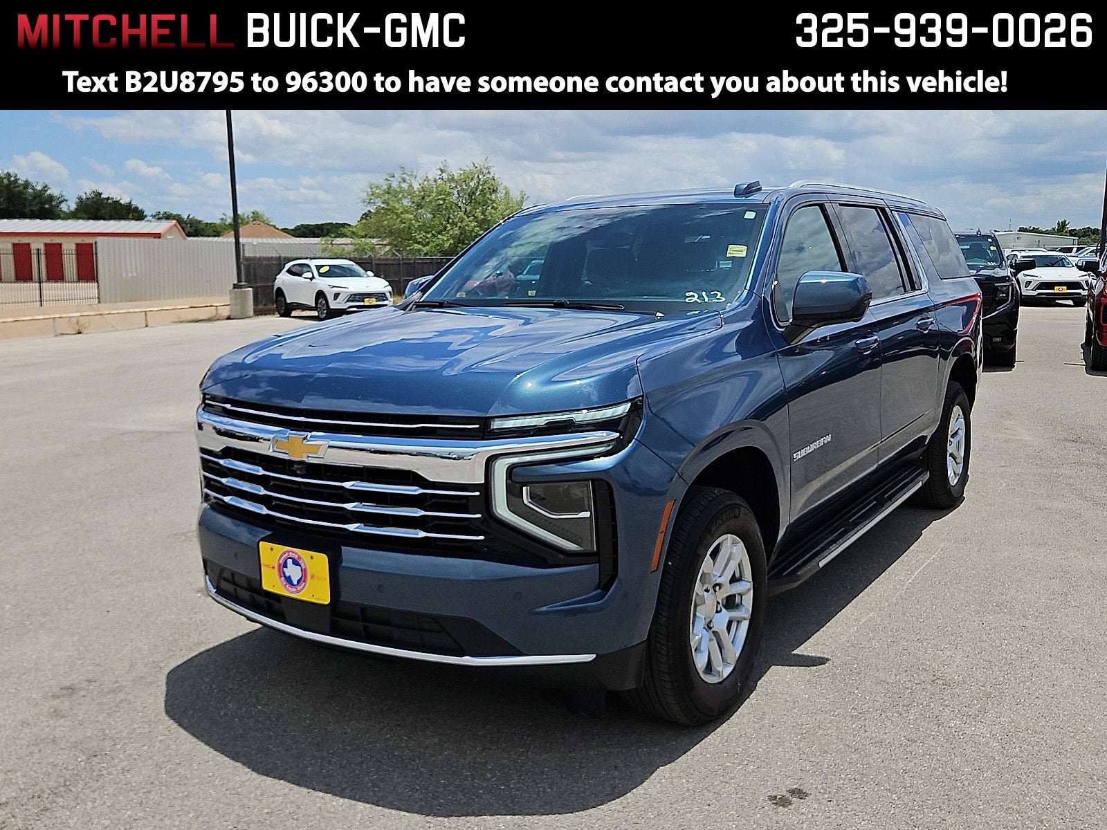 Lakeshore Blue Metallic 2025 Chevrolet Suburban SUV / Crossover 4X2 Automatic