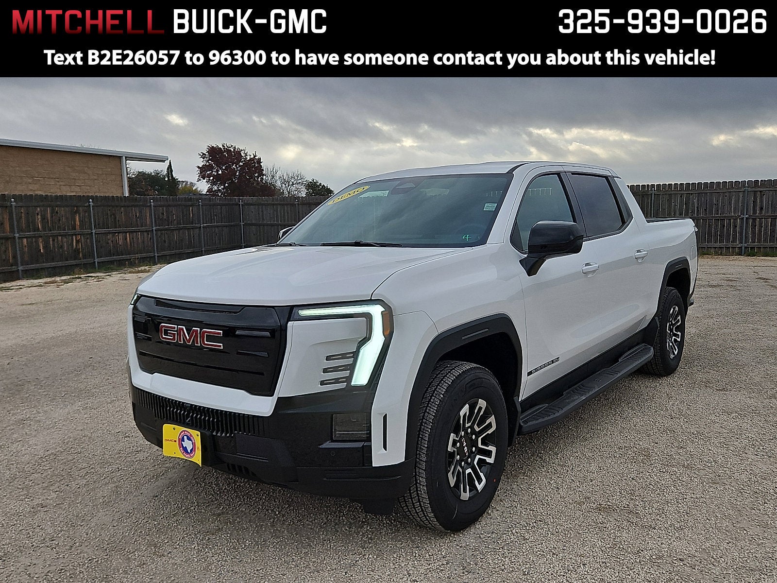 Summit White 2026 GMC Sierra EV Pickup Truck All-Wheel Drive Automatic