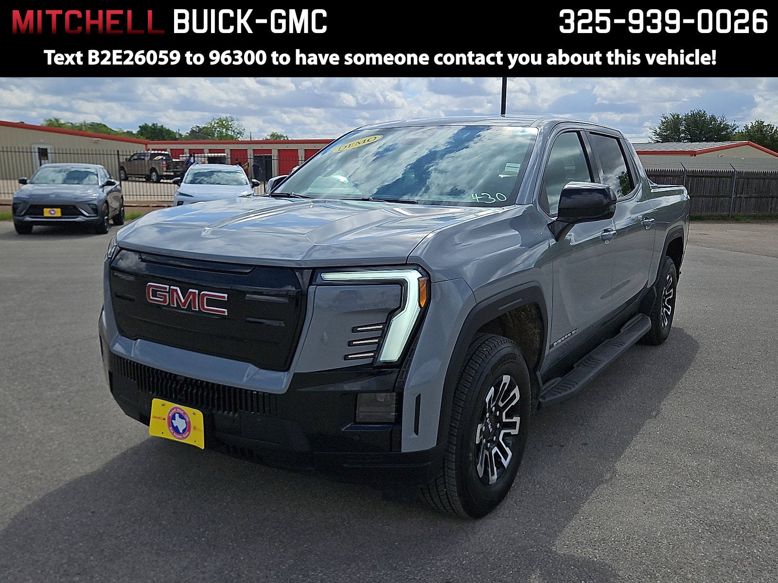 Thunderstorm Gray 2026 GMC Sierra EV Pickup Truck All-Wheel Drive Automatic