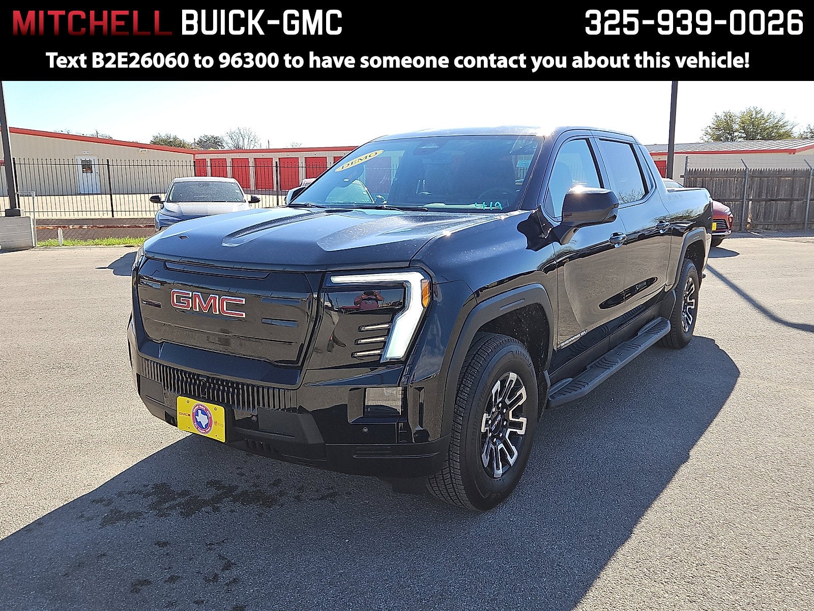 Onyx Black 2026 GMC Sierra EV Pickup Truck All-Wheel Drive Automatic