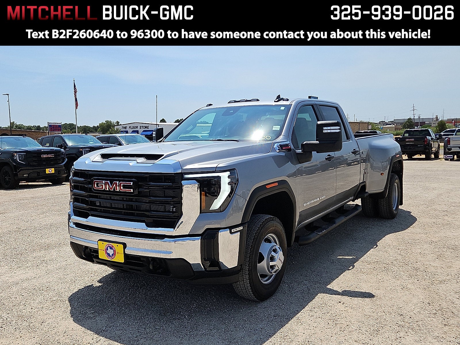 Sterling Metallic 2026 GMC Sierra 3500HD Pickup Truck Four-Wheel Drive Automatic