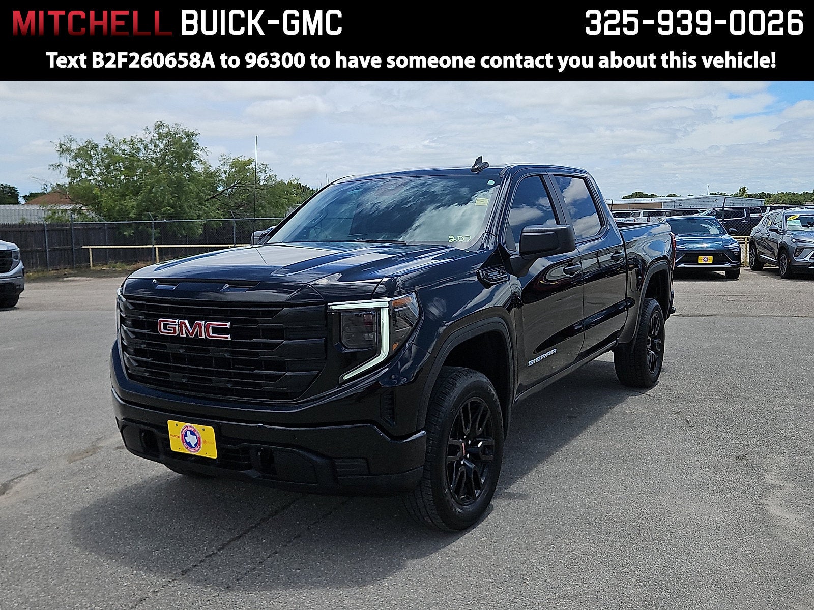 Onyx Black 2025 GMC Sierra 1500 Pickup Truck 4X2 Automatic