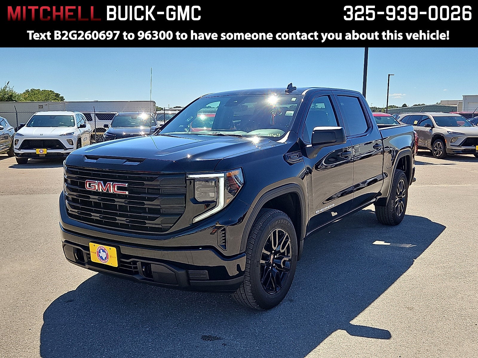 Onyx Black 2026 GMC Sierra 1500 Pickup Truck 4X2 Automatic