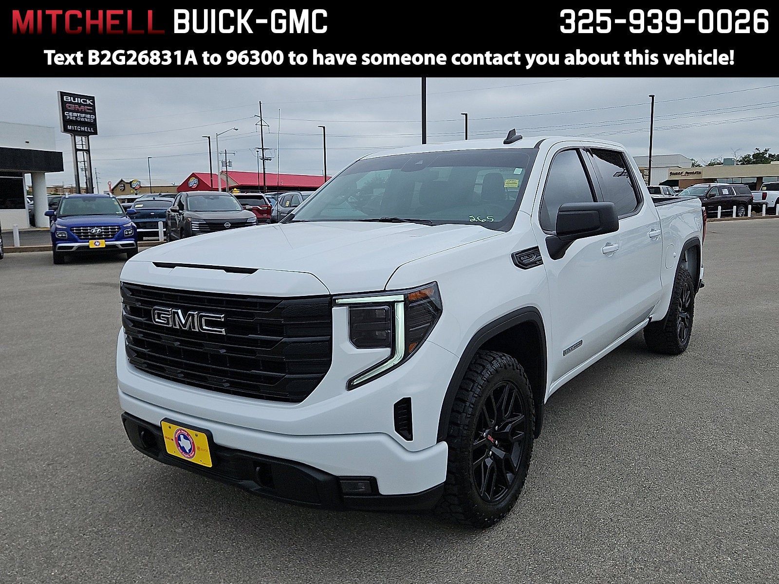 Summit White 2025 GMC Sierra 1500 Pickup Truck 4X2 Automatic