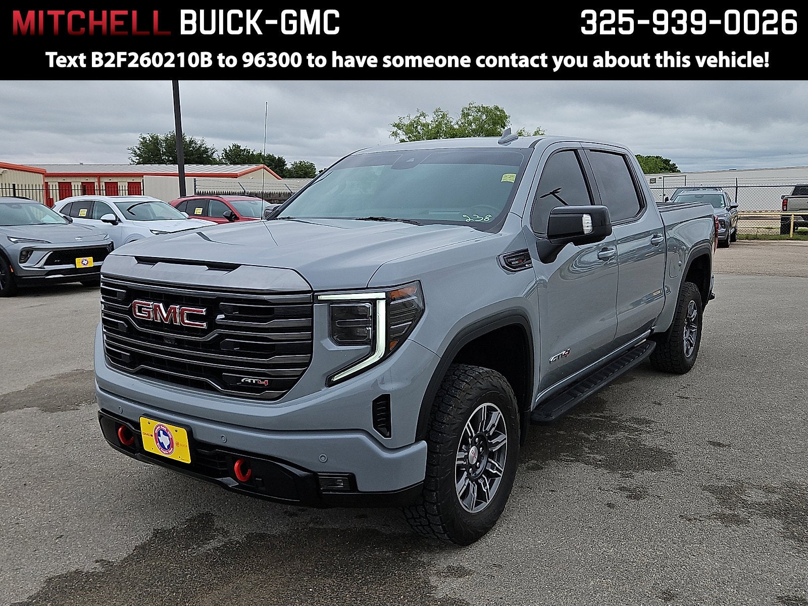 Thunderstorm Gray 2024 GMC Sierra 1500 Pickup Truck Four-Wheel Drive Automatic