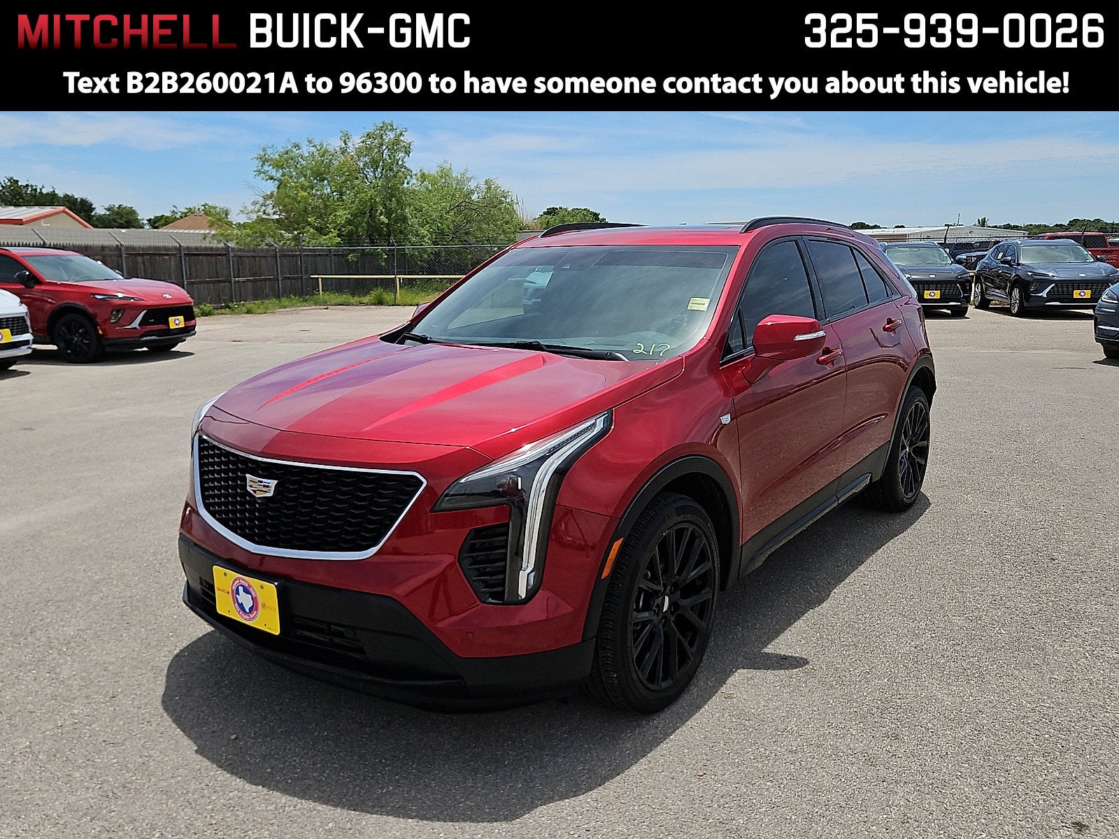Radiant Red Tintcoat 2023 Cadillac XT4 Sport AWD SUV / Crossover Four-Wheel Drive Automatic