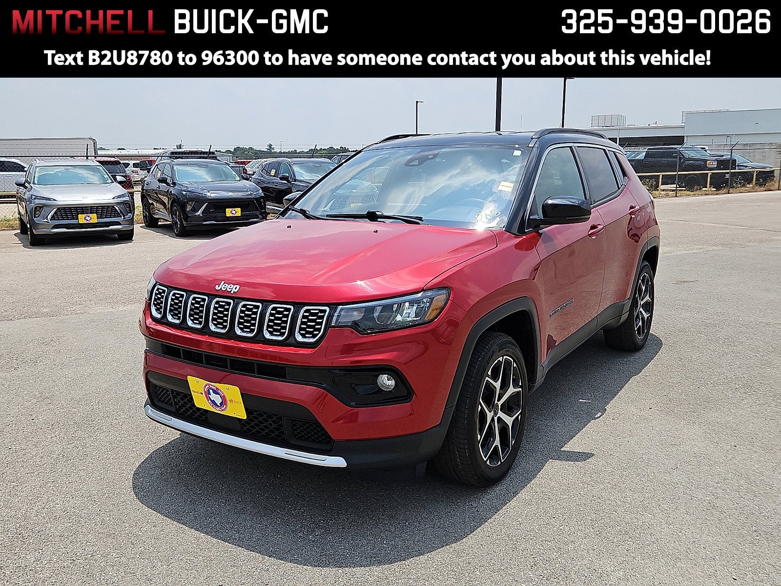 Red 2025 Jeep Compass SUV / Crossover Four-Wheel Drive 8-Speed Automatic