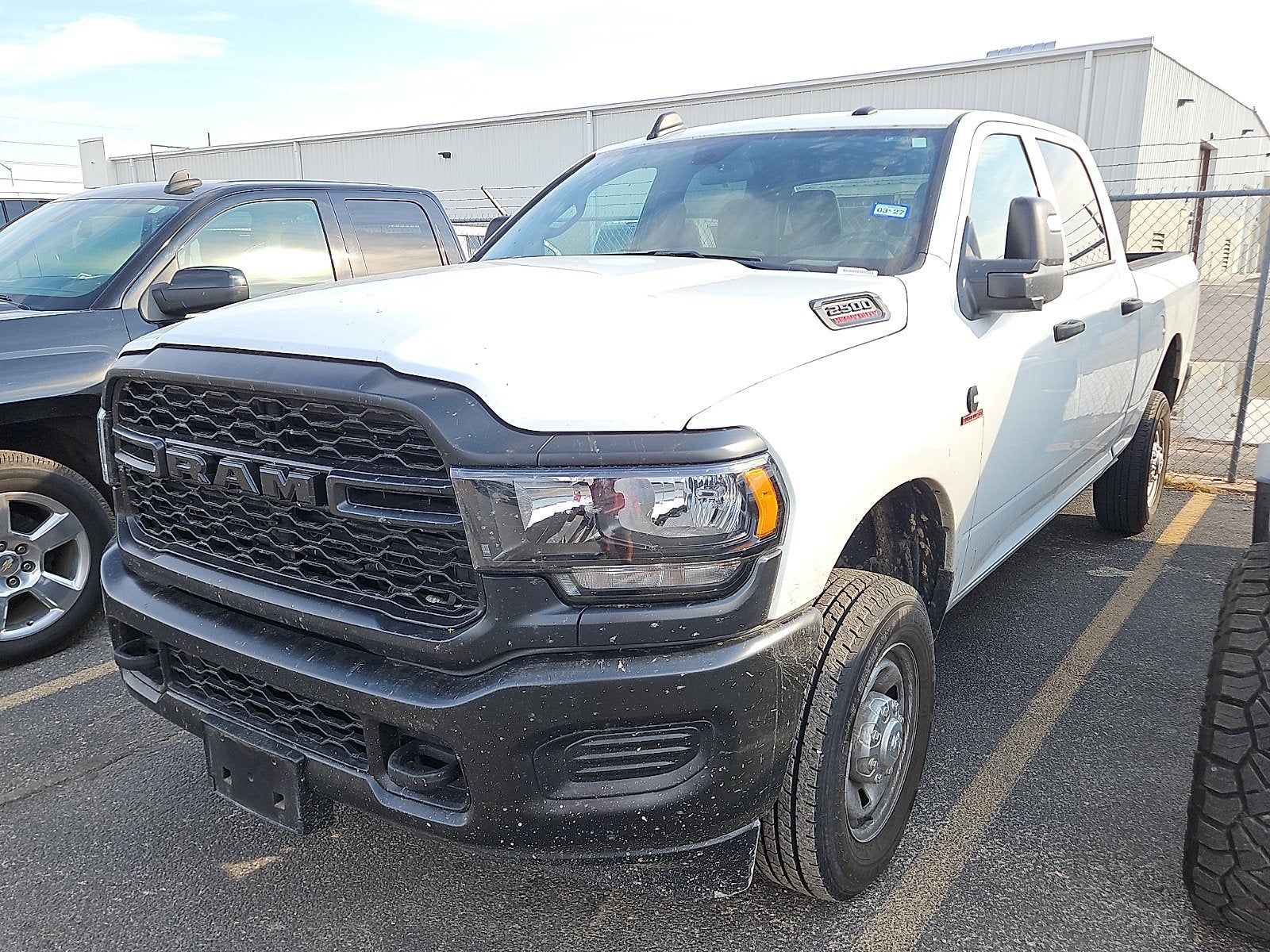 White 2024 RAM 2500 Pickup Truck Four-Wheel Drive 