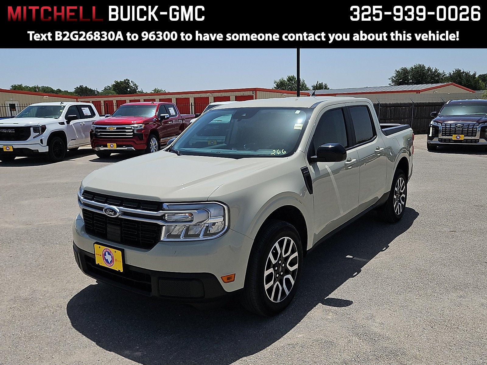 Brown (Beige) 2024 Ford Maverick Pickup Truck Front-Wheel Drive 