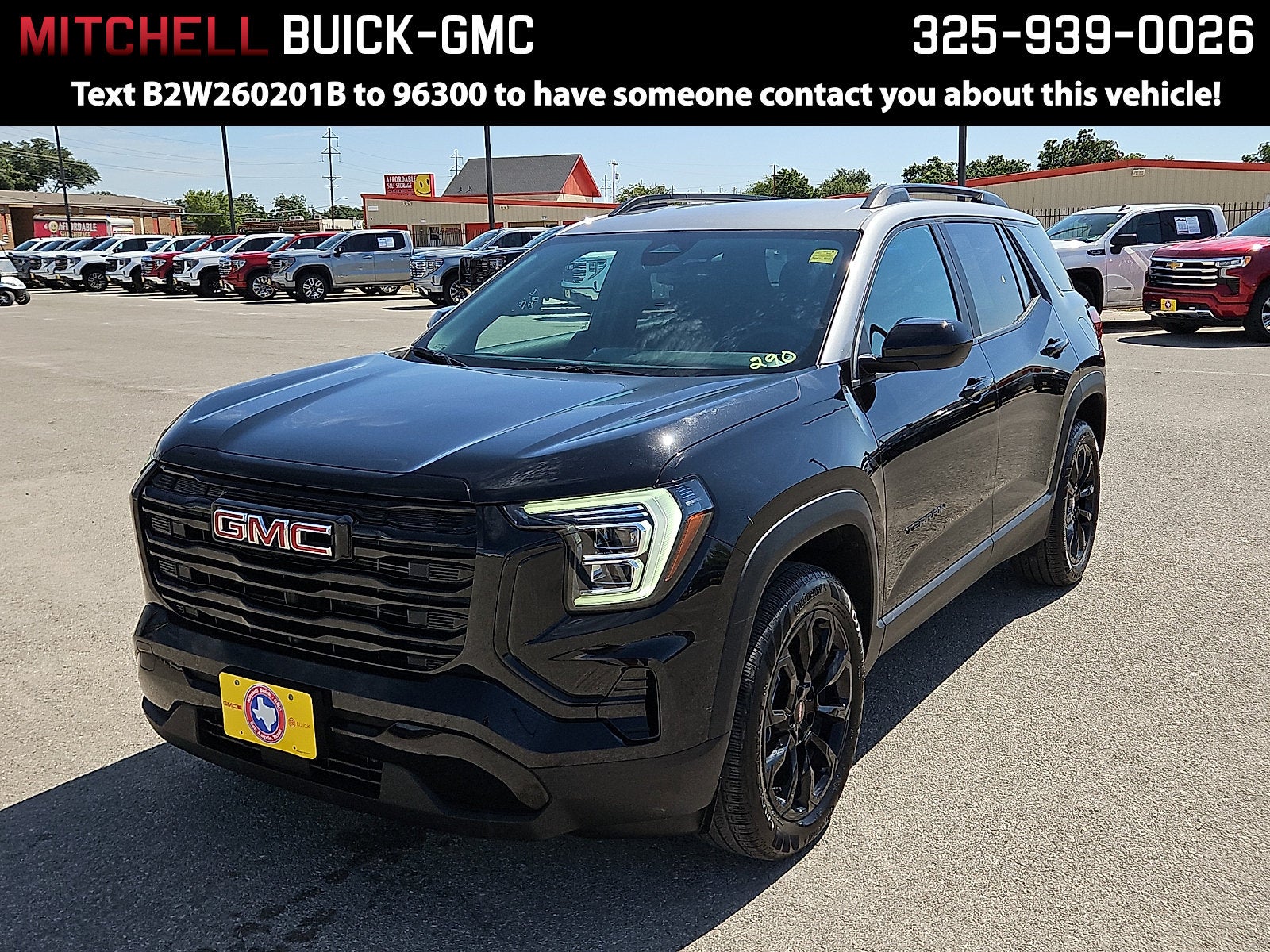 Black (Ebony Twilight Metallic) 2025 GMC Terrain SUV / Crossover Four-Wheel Drive Automatic