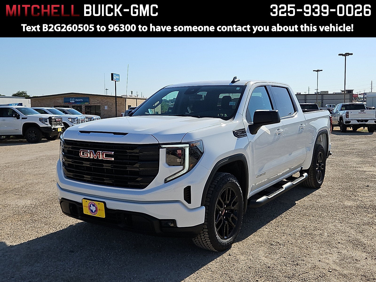 Summit White 2026 GMC Sierra 1500 Pickup Truck 4X2 Automatic