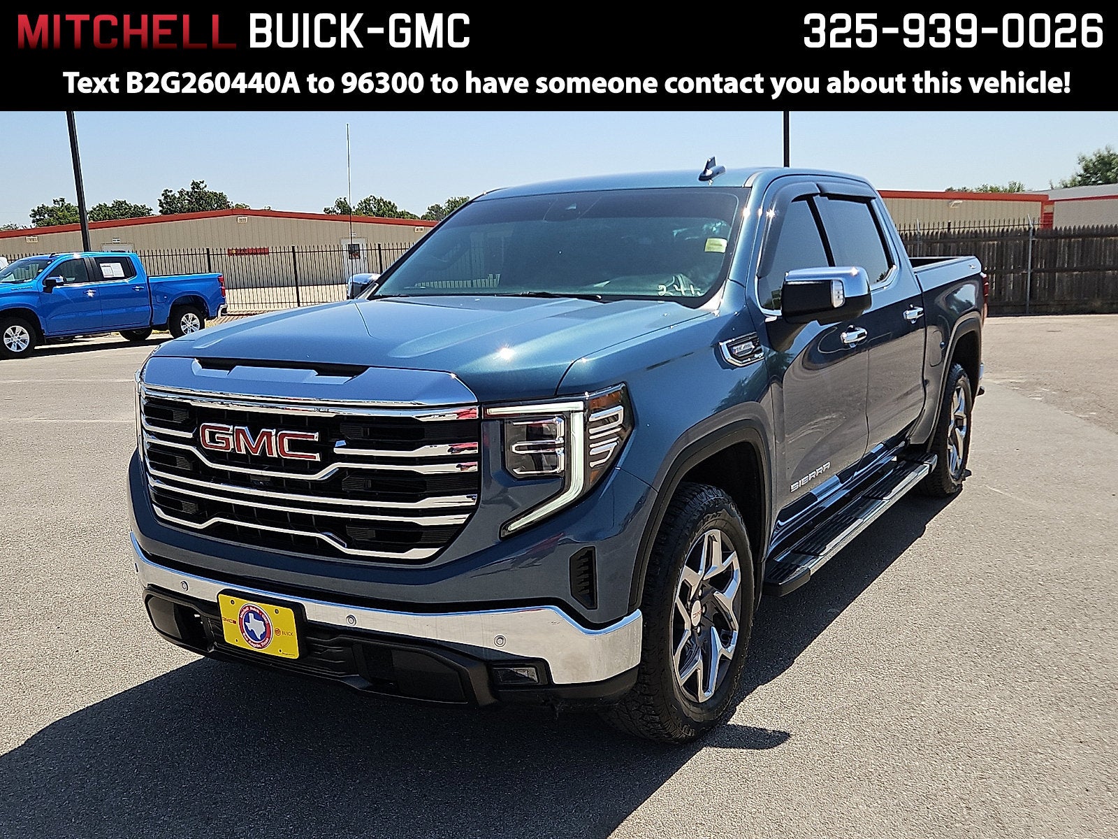 Downpour Metallic 2024 GMC Sierra 1500 Pickup Truck Four-Wheel Drive Automatic