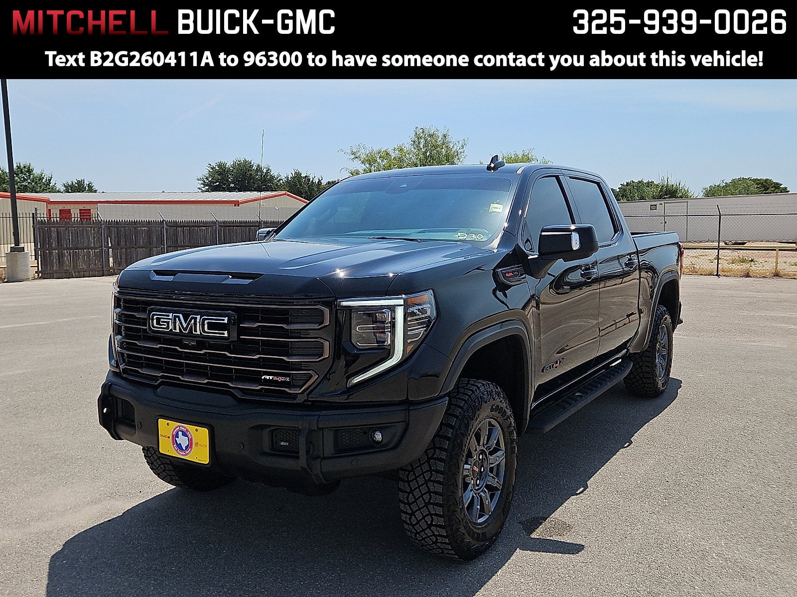 Onyx Black 2026 GMC Sierra 1500 Pickup Truck Four-Wheel Drive Automatic