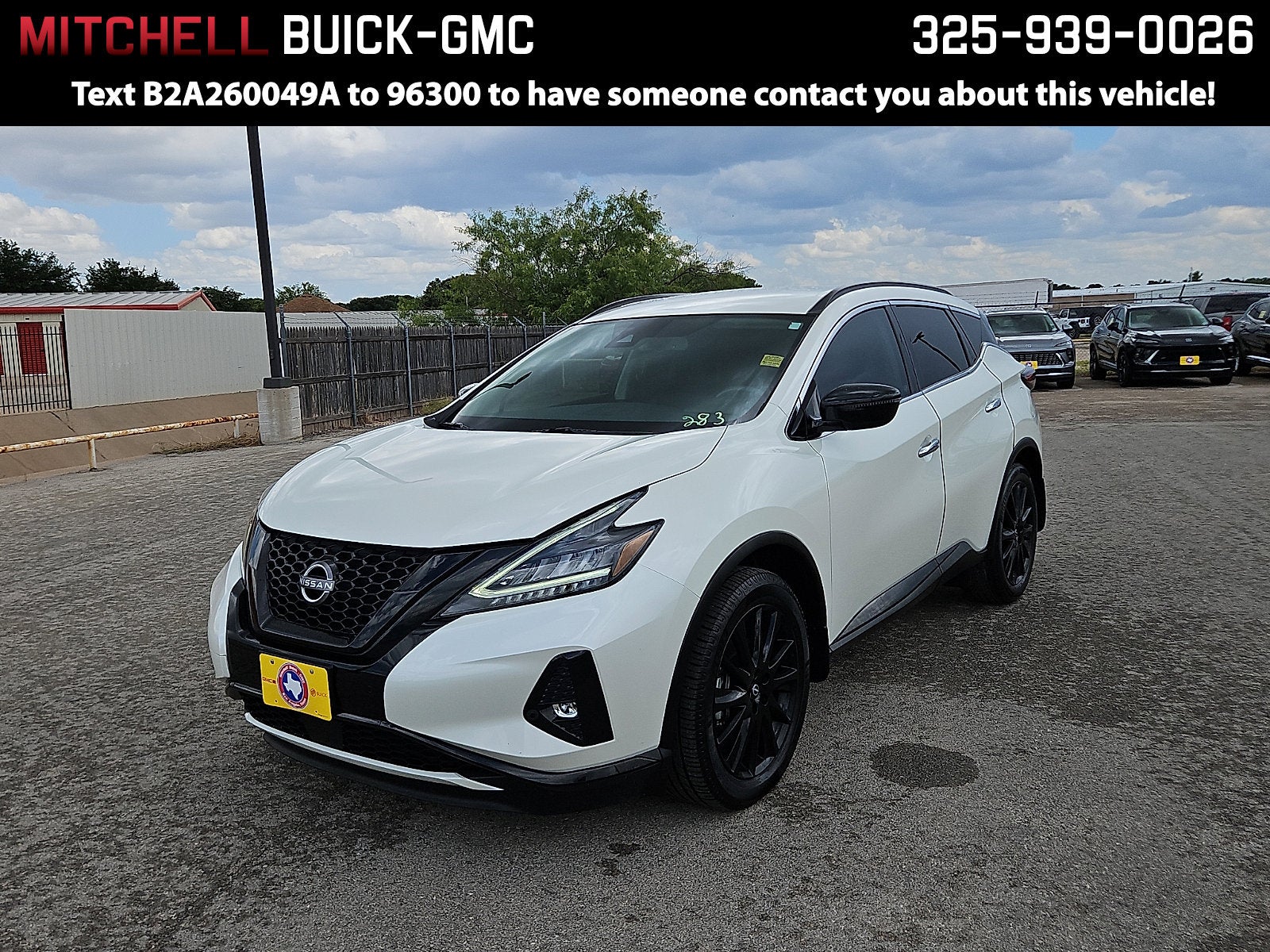 White 2023 Nissan Murano SV FWD SUV / Crossover Front-Wheel Drive 