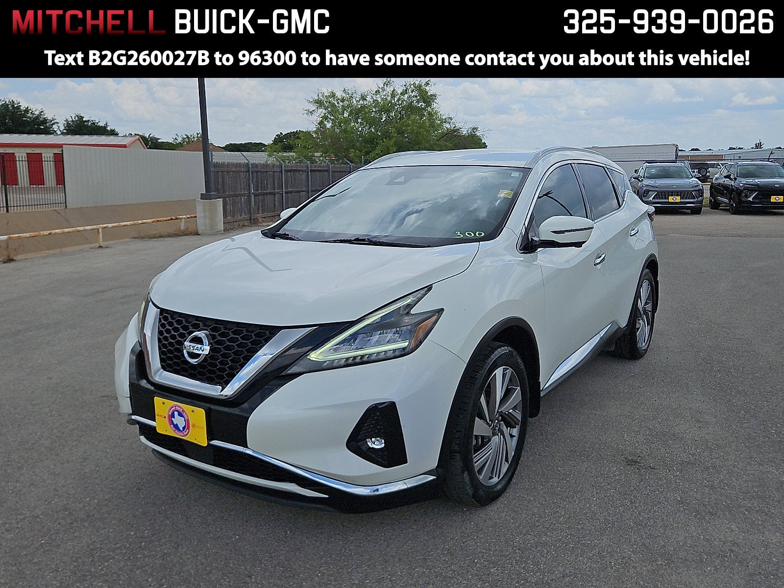 White 2020 Nissan Murano SL AWD SUV / Crossover All-Wheel Drive 