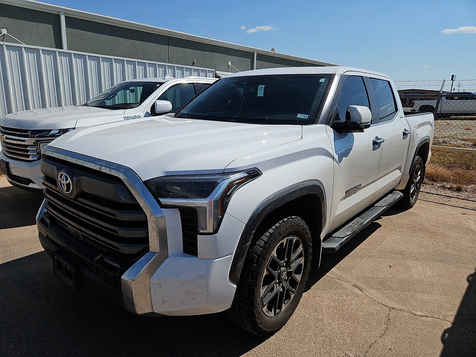 White 2025 Toyota Tundra Pickup Truck Four-Wheel Drive 