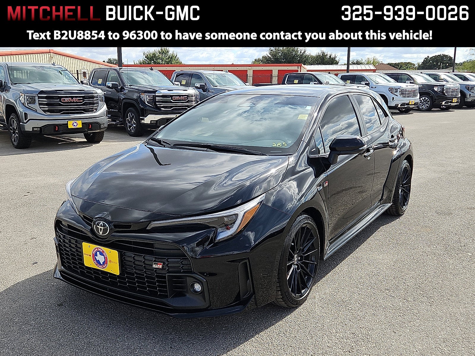 Black 2024 Toyota GR Corolla Hatchback All-Wheel Drive Manual