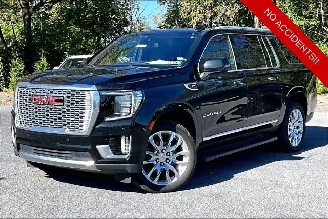 Onyx Black 2021 GMC Yukon XL SUV / Crossover Four-Wheel Drive Automatic