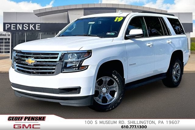 Summit White 2019 Chevrolet Tahoe SUV / Crossover Four-Wheel Drive Automatic