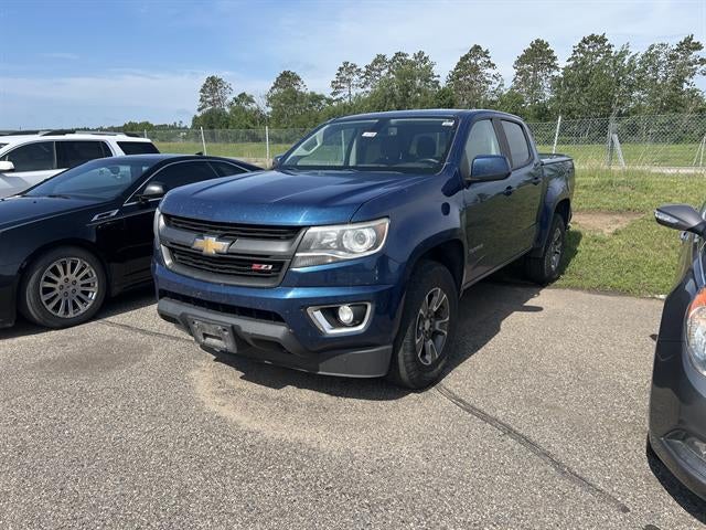 Pacific Blue Metallic 2019 Chevrolet Colorado Pickup Truck Four-Wheel Drive Automatic
