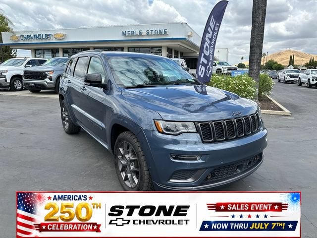 Blue 2020 Jeep Grand Cherokee SUV / Crossover Four-Wheel Drive Automatic