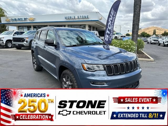 Blue 2020 Jeep Grand Cherokee SUV / Crossover Four-Wheel Drive Automatic