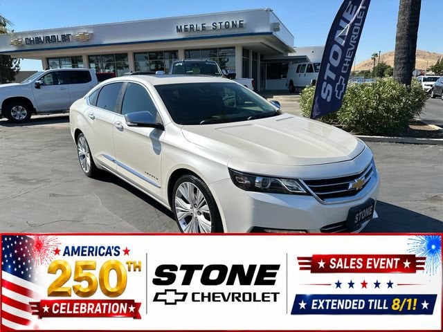 White Diamond Tricoat 2014 Chevrolet Impala Sedan Front-Wheel Drive Automatic