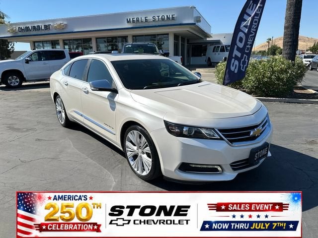 White Diamond Tricoat 2014 Chevrolet Impala Sedan Front-Wheel Drive Automatic