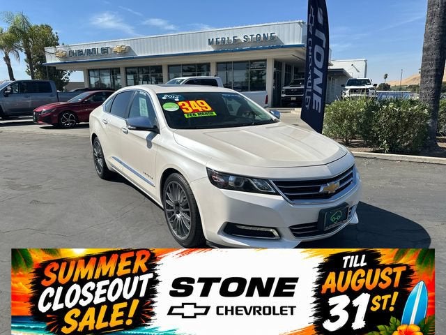 White Diamond Tricoat 2014 Chevrolet Impala Sedan Front-Wheel Drive Automatic