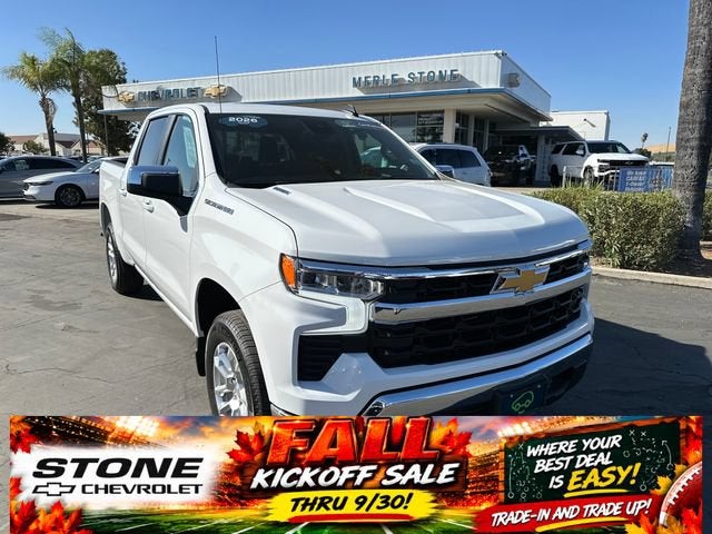 Summit White 2026 Chevrolet Silverado 1500 Pickup Truck 4X2 Automatic