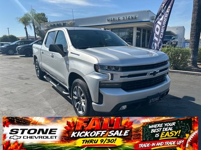 Silver Ice Metallic 2021 Chevrolet Silverado 1500 Pickup Truck 4X2 Automatic