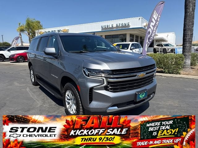 Gray (Satin Steel Metallic) 2022 Chevrolet Suburban SUV / Crossover Four-Wheel Drive Automatic
