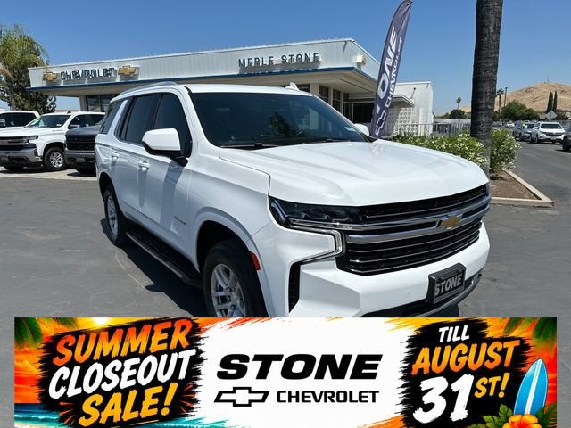 Summit White 2023 Chevrolet Tahoe SUV / Crossover Four-Wheel Drive Automatic