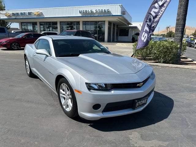 Silver Ice Metallic 2015 Chevrolet Camaro Coupe Rear-Wheel Drive Automatic