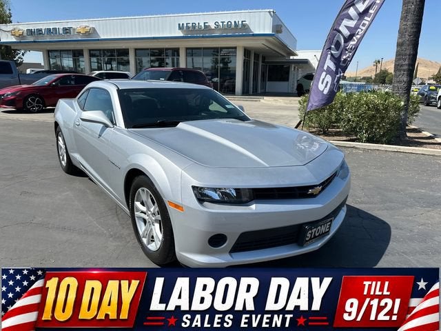 Silver Ice Metallic 2015 Chevrolet Camaro Coupe Rear-Wheel Drive Automatic