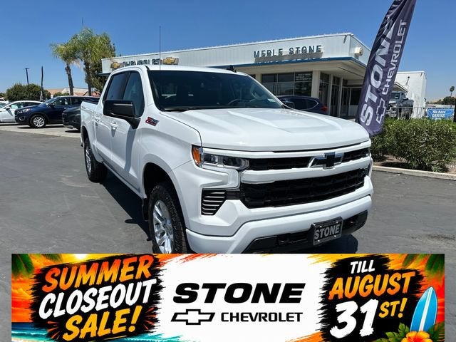 Summit White 2026 Chevrolet Silverado 1500 Pickup Truck Four-Wheel Drive Automatic
