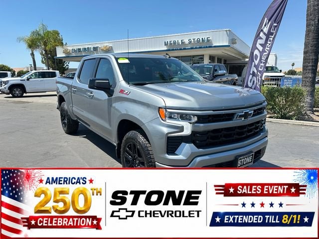Sterling Gray Metallic 2026 Chevrolet Silverado 1500 Pickup Truck Four-Wheel Drive Automatic
