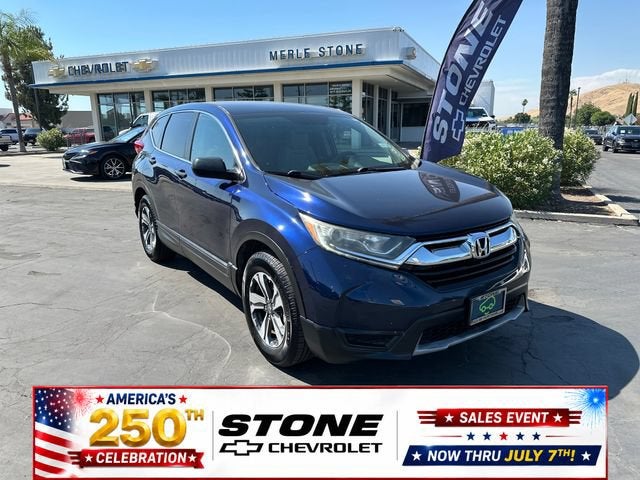 Blue 2017 Honda CR-V SUV / Crossover Front-Wheel Drive Automatic