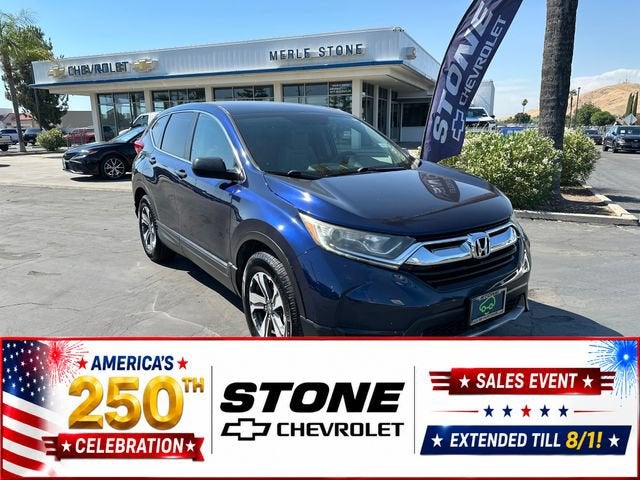 Blue 2017 Honda CR-V SUV / Crossover Front-Wheel Drive Automatic