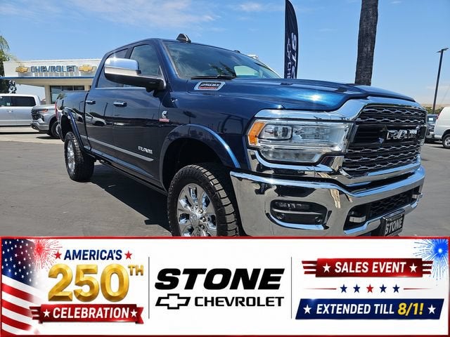 Blue 2019 RAM 2500 Pickup Truck Four-Wheel Drive Automatic