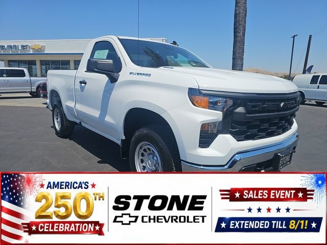 Summit White 2026 Chevrolet Silverado 1500 Pickup Truck 4X2 Automatic
