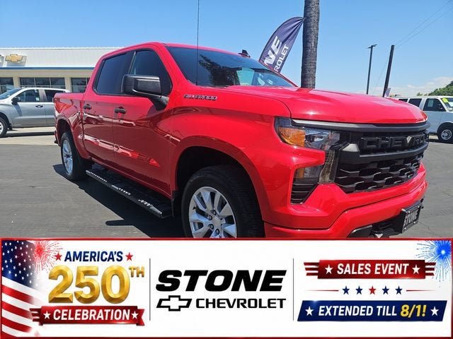Red Hot 2023 Chevrolet Silverado 1500 Pickup Truck Four-Wheel Drive Automatic