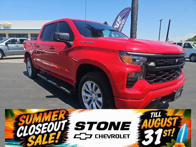 Red Hot 2023 Chevrolet Silverado 1500 Pickup Truck Four-Wheel Drive Automatic
