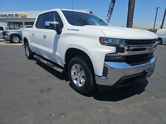 Summit White 2019 Chevrolet Silverado 1500 LT Crew Cab 4WD Pickup Truck Four-Wheel Drive Automatic