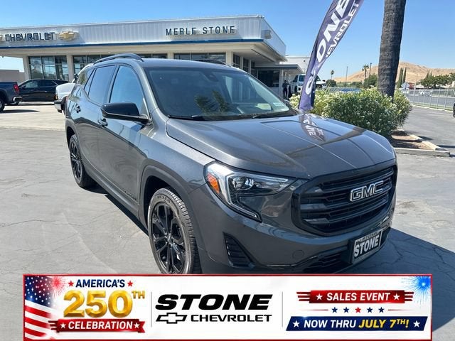 Graphite Gray Metallic 2021 GMC Terrain SUV / Crossover Front-Wheel Drive Automatic