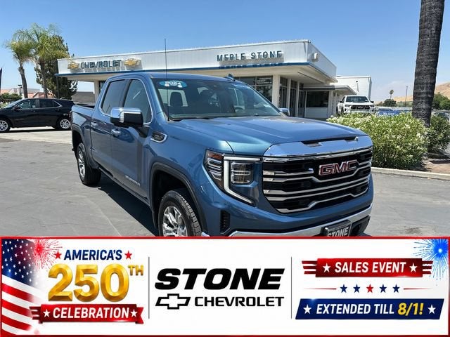 Downpour Metallic 2024 GMC Sierra 1500 Pickup Truck Four-Wheel Drive Automatic