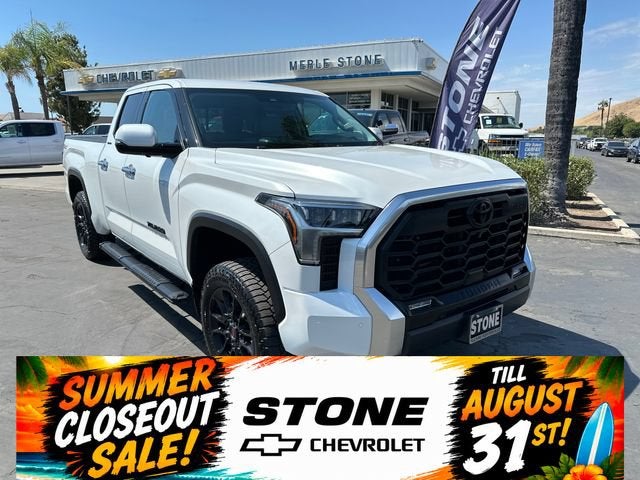Off-White 2023 Toyota Tundra Pickup Truck Four-Wheel Drive Automatic