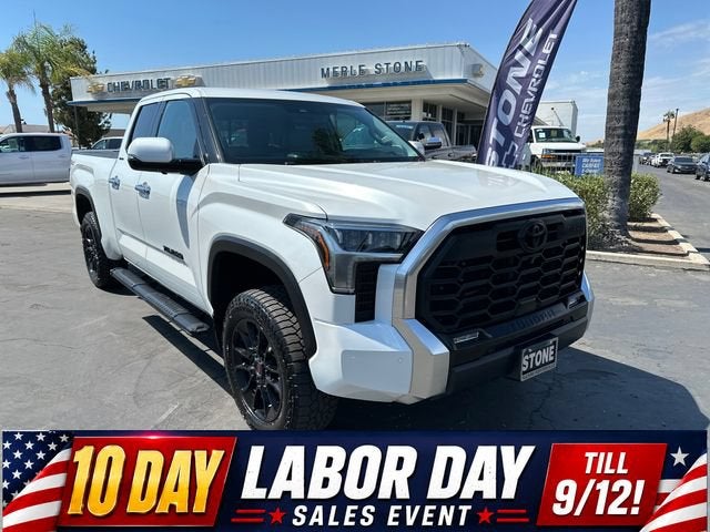 Off-White 2023 Toyota Tundra Pickup Truck Four-Wheel Drive Automatic